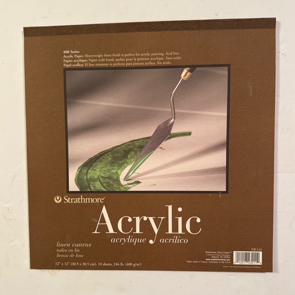 Strathmore Brown and Green Acrylic Home Art Painting